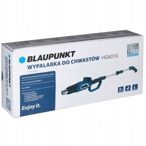 WYPALARKA Z AKCESORIAMI DO CHWASTÓW 2w1 BLAUPUNKT HG6010 5 NASADEK 600 na Arena.pl