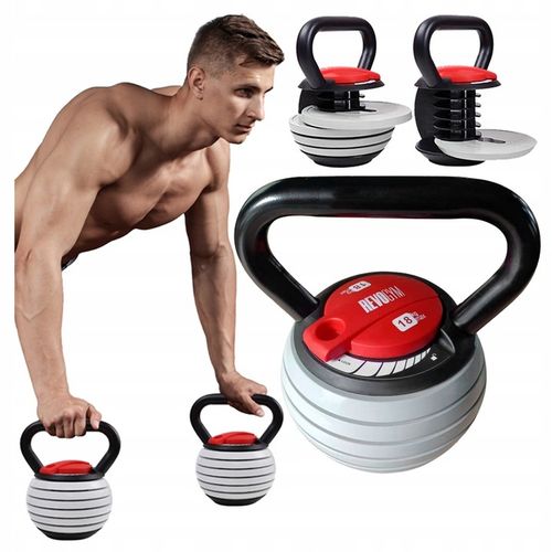 HANTEL KETTLEBELL REGULOWANY 18 KG RP16-18 na Arena.pl