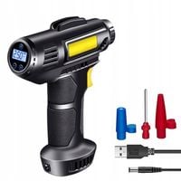 KOMPRESOR SAMOCHODOWY Pompka Sprężarka 12V LED LCD na Zapalniczkę