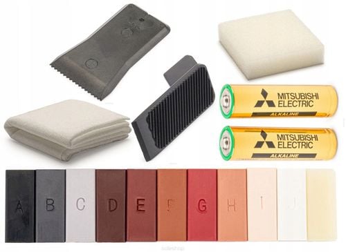 ZESTAW DO NAPRAWY PANELI MEBLI WOSK NAPRAWCZY 18 SZTUK WALIZKA na Arena.pl