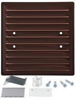 KRATKA METALOWA 150*150MM UCHWYT ROZPRĘŻNY BRĄZOWA - KRA 303-2 BR