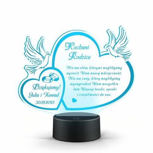 PODZIĘKOWANIA DLA RODZICÓW Świadków PREZENT na ŚLUB WESELE z TWOIM GRAWERem na Arena.pl