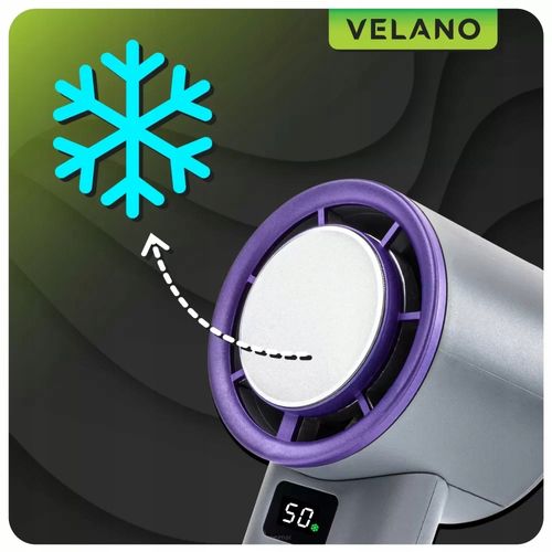 Wentylator RĘCZNY podróżny AKUMULATOROWY 4000mAh wyświetlacz REGULACJA na Arena.pl