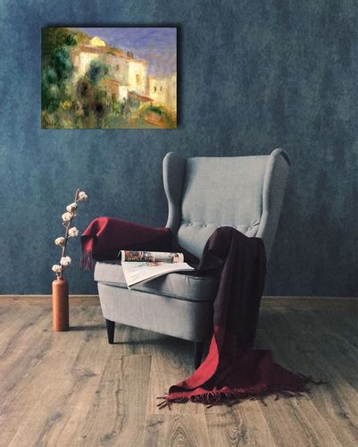 Maison de la Poste, Cagnes, Auguste Renoir - obraz na płótnie 120x90 cm na Arena.pl