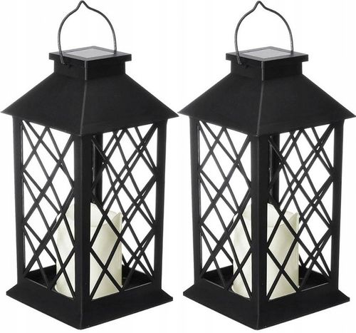 2x Znicz solarny LED Latarenka Lampion Czujnik Zmierzchu św. 10 000 na Arena.pl