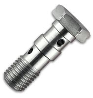 SRi-106 Śruba drożna do oczek Podwójna M10x1.25 nierdzewna INOX banjo