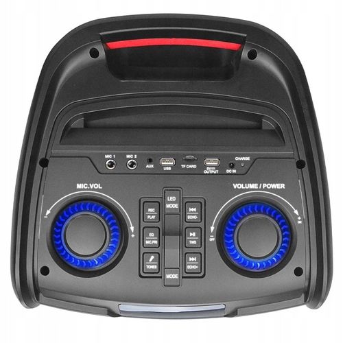 GŁOŚNIK BLUETOOTH PRZENOŚNY KARAOKE MANTA 100W USB na Arena.pl