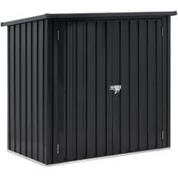 domek narzędziowy ogrodowy metalowy 145 x 86 x 135 cm