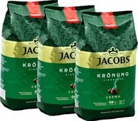 Kawa ziarnista Jacobs Krönung 3x 1kg, intensywność 3/6