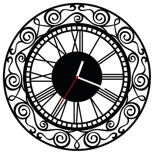 ZEGAR ŚCIENNY RETRO 58cm XXL 30.11 na Arena.pl