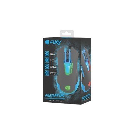 Fury Predator Wired, Optical mouse, Black na Arena.pl
