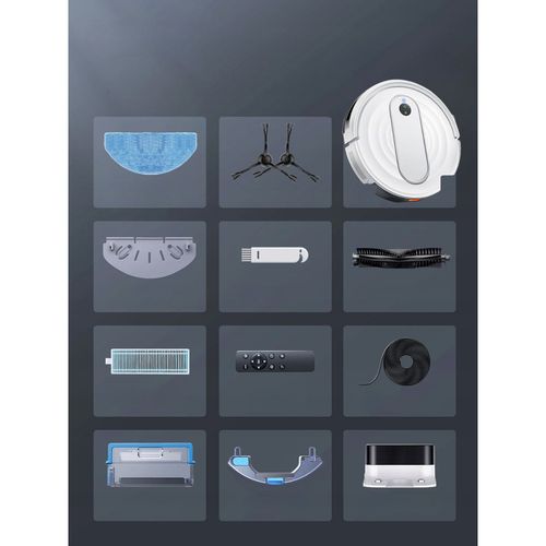 Robot sprzątający Laresar P10 Automatyczny odkurzacz mopujący moc 4500Pa na Arena.pl