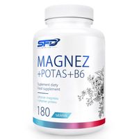 Magnez + Potas + B6 180tab - SFD ZMIEJSZA UCZUCIE ZMĘCZENIA I ZNUŻENIA