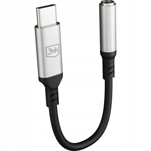 Adapter audio 3mk USB-C - Jack 3,5 mm typ żeński zdjęcie 12