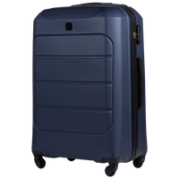 GAN01 GANNET, Walizka duża ABS+ L Wings, BLUE