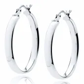 RODOWANE SREBRNE KOLCZYKI KÓŁKA KÓŁECZKA 4MM 3CM RYNIENKI KREOLE KREOLKI