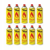 GAZ Alpen Camping 400ml x10 do Kuchenki Palnika KARTUSZ NABÓJ GAZOWY