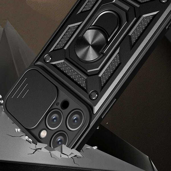 Spacecase Camring Iphone 15 Pro Black zdjęcie 8