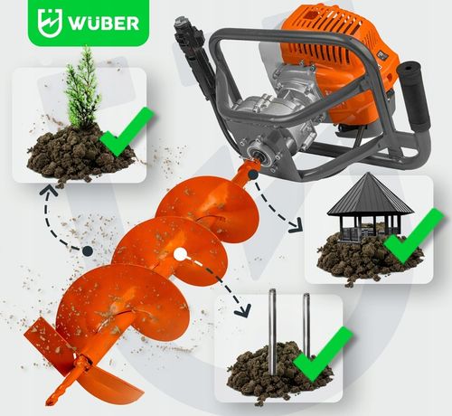 ŚWIDER WIERTNICA SPALINOWA DO GLEBY ZIEMI 6,7 KM+PRZEDŁUŻKA 3 WIERTŁA na Arena.pl