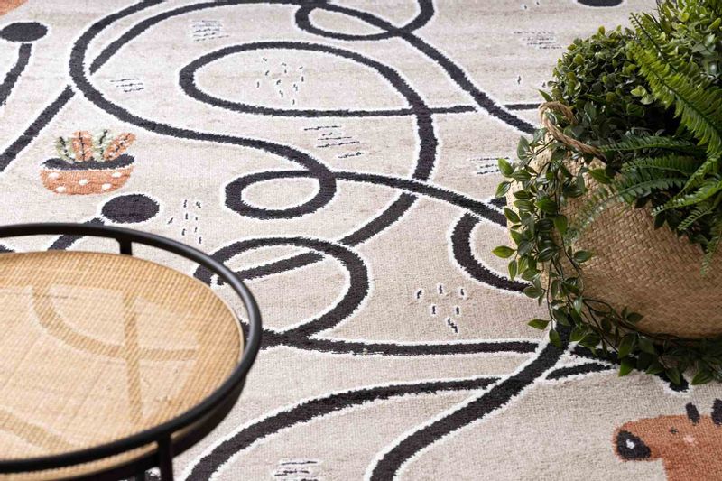 RUG/LU/BEO/GAME/BEIGE/80x150 zdjęcie 3