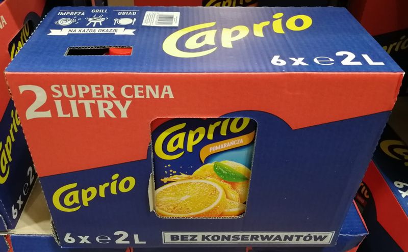 Caprio 2l Pomarańcza - karton zdjęcie 1