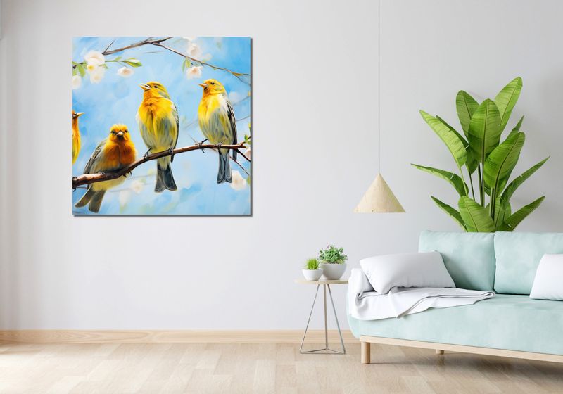 Obraz 100x100cm Wiosenne Pogwizdy zdjęcie 2