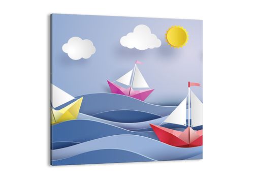 Obraz Na Płótnie - Statek Rysunek - 30X30 Cm - Ac30X30-2964 na Arena.pl