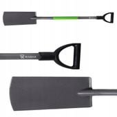 KADAX Łopata Szpadel Prosty 126cm metalowy Ogrodowy Ergonomiczny Solidny
