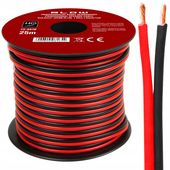 PROFESJONALNY KABEL PRZEWÓD GŁOŚNIKOWY DWUŻYŁOWY LED SZPULA 2x2,5mm