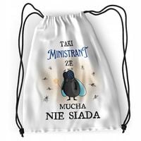 Plecak Dla Ministranta Sportowy Szkolny Worek Z Nadrukiem Ze Zdjęciem