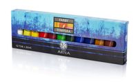 farby tempera w tubach 12 kolorów x 20 ml astra artea