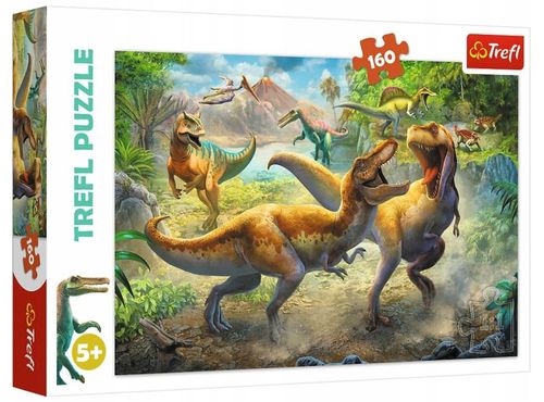 PUZZLE 160 Walczace Tyranozaury /Trefl 15360 na Arena.pl