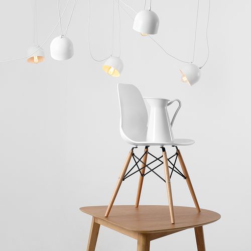 Lampa wisząca POPO 6 – biały na Arena.pl