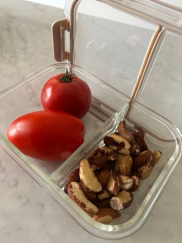 4 x Pojemniki szklane dzielone z przegrodami i uszczelką LUNCH BOX zestaw na Arena.pl