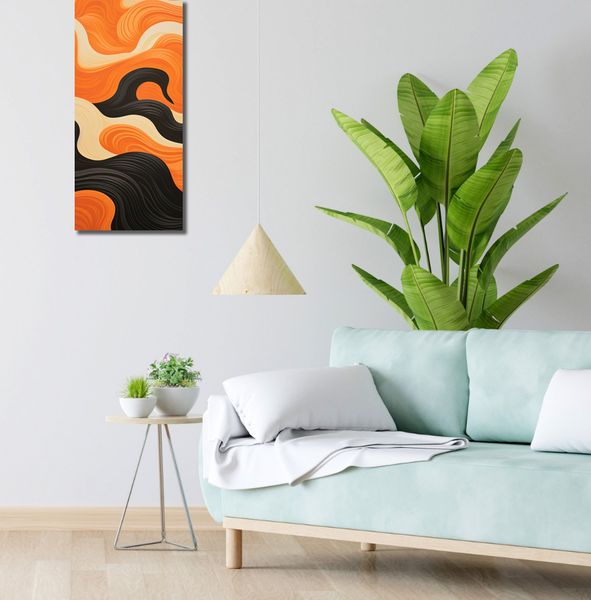 Obraz 30x70cm Dzień spotyka Noc zdjęcie 2