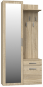 Garderoba Szafa+Wieszak+Szafka Sonoma 100cm DUOSE TS-3 Kolory