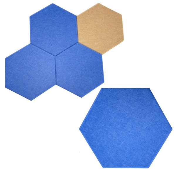 Panele Ścienne Filcowe 3D Heksagon Zagłówek Samoprzylepne Akustyczne Soft zdjęcie 5