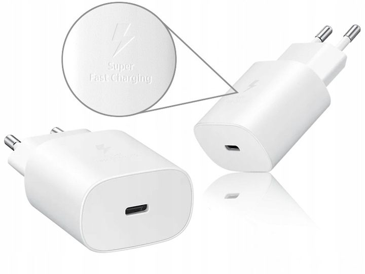 Oryginalna ładowarka Samsung S22 S23 S24 S21 A55 A54 A15 A14 M15 USB C 25W zdjęcie 3