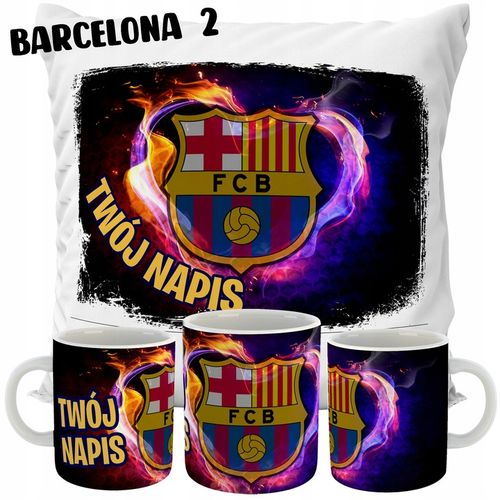ZESTAW KUBEK + PODUSZKA FC BARCELONA DLA KIBICA na Arena.pl