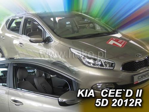 Owiewki Kia CEED II 5d. htb/com 2012-2018r. PRZODY na Arena.pl