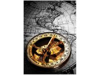 50X70CM ZABYTKOWA MAPA OBRAZ PION ŚCIAN