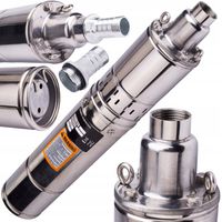 POMPA GŁĘBINOWA ŚRUBOWA DO WODY CZYSTEJ STUDNI 3500W WYDAJNA