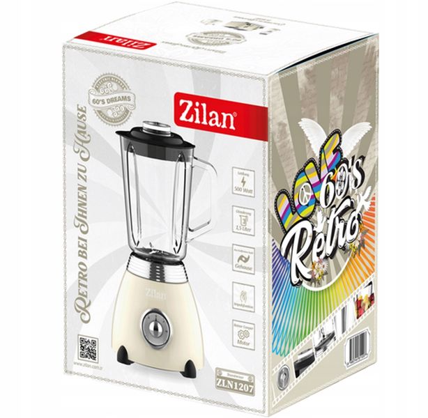 BLENDER KIELICHOWY BEŻOWY 2 BIEGI PULSE RETRO 500W zdjęcie 10