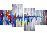 140CM 70 OBRAZ ABSTRAKCYJNY WODOSPAD ŚCIENNY