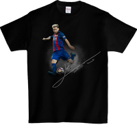 Koszulka T-shirt Lionel Messi z autografem
