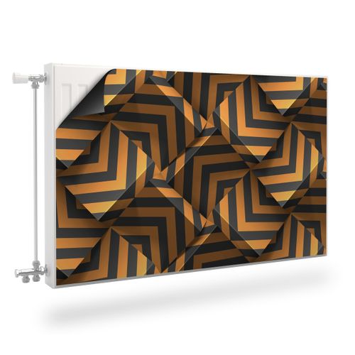 Mata Magnetyczna Kaloryfera ABSTRAKCYJNY Wzór Efekt 3D 80cm x 60cm na Arena.pl