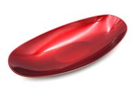 PODSTAWKA DEKORACYJNA TACA CZERWONA TALERZ POD ŚWIECE 30cm