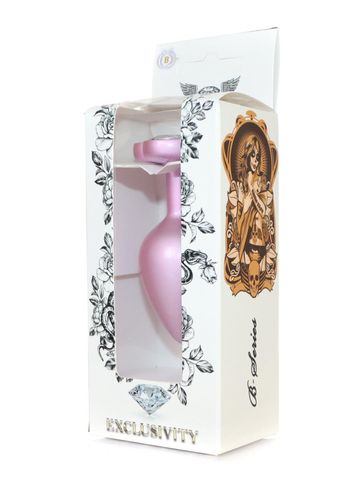 Plug-Jewellery Pearl Pink Heart PLUG- Clear M na Arena.pl