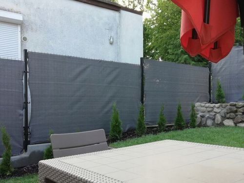 SIATKA CIENIUJĄCA 1,2x25m MASKUJĄCA 90% OSŁONA MATA NA OGRODZENIE PŁOT na Arena.pl