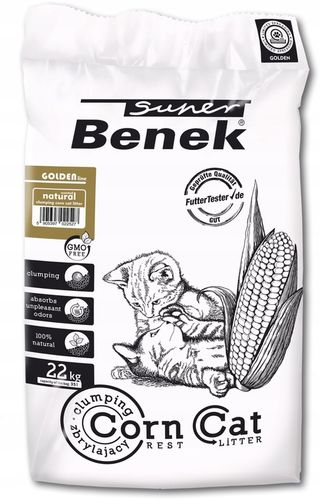 Super Benek Corn Cat Golden 35L - 22kg Wałeczki dedykowane dla na Arena.pl